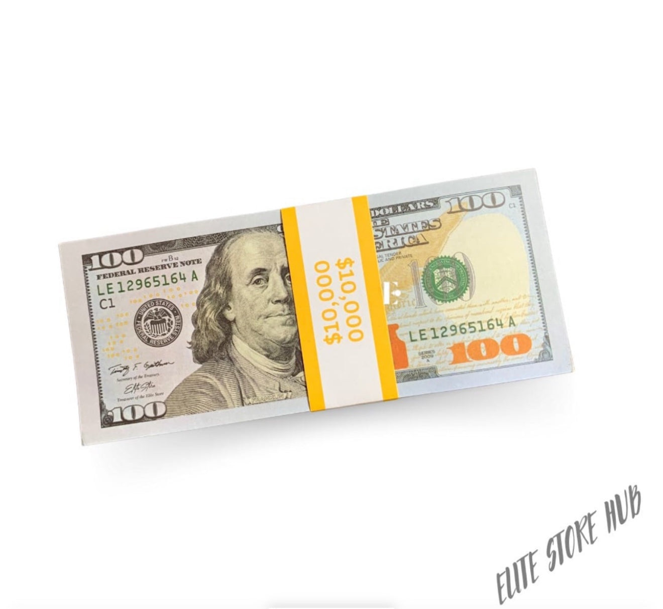 100dollar of 1 stack (100 notes)