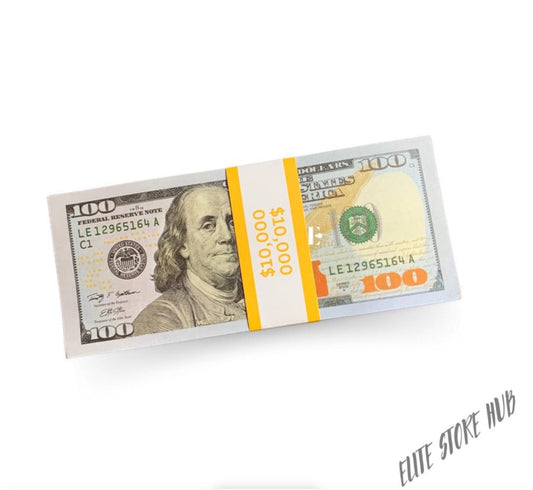 100dollar of 1 stack (100 notes)